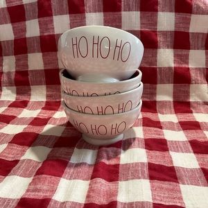Rae Dunn HOHOHO Christmas Cereal Bowls